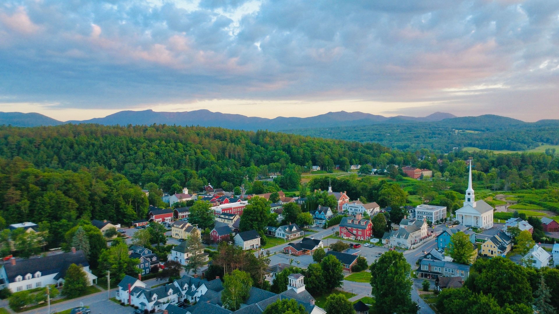 Stowe Vermont sunrise